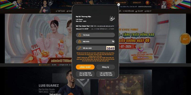 Đăng nhập trang 789Bet